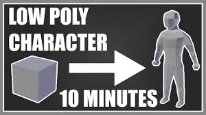 You can use it freely (for personal project or commercial use) as you like without any copyright. Modeling A Low Poly Character In 10 Mins In Blender Quick Blender Tutorial Youtube