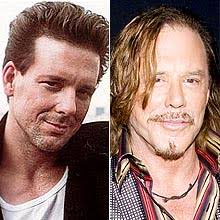 Veja as mudanças na aparência do ator Mickey Rourke