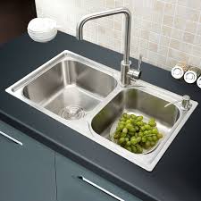 Stainless Steel Kitchen Sink Basin Double Bowl With Drain Basket And Liquid Soap Dispenser Aom7241 Stainless Steel Kitchen Sink Best Kitchen Designs Sink