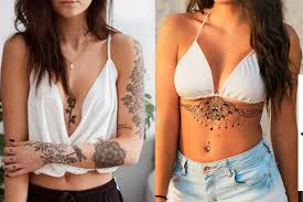 Tatuajes Debajo Del Pecho Para Mujeres Fuertes Que Han Superado Relaciones Toxicas Nueva Mujer