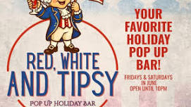 Red, White, & Tipsy | Pop Up Holiday Bar