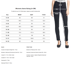 Rollas Size Guide Maggies Cosmetics And Studio