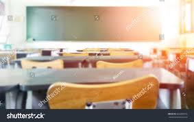 School Classroom In Blur Background Without Young Student Blurry View Of Elementary Class Room No Kid Or Teacher W School Classroom Elementary Class Classroom