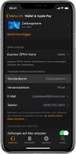 Apple pay is the one way to pay. Mit Apple Pay Verwendete Karten Verwalten Apple Support