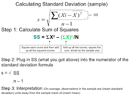 It does much more than just calculating the standard deviation. Calculating Standard Deviation Sample