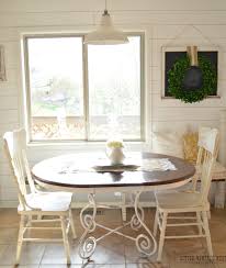 chalk paint dining table makeover