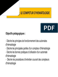 Il est recommandé de traiter une tai lorsque le nombre de plaquettes est inférieur à 30 x 109/l. Maintenance Appareils Hematologie Pdf Cytometrie En Flux Tissu Biologique