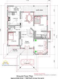 Not only does it have access at the veranda, it also comes with an ensuite toilet and bath. House Plan And Elevation 2165 Sq Ft Kerala Home Design And Floor Plans 8000 Houses