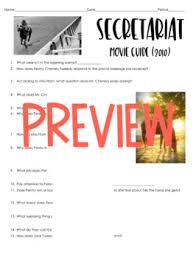 Download movie secretariat 2010 online or start watch for download click here : Secretariat Movie Guide 2010 50 Questions Answer Key Tpt