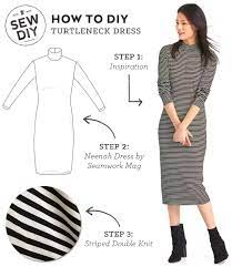 Most of us will error on the too little or on the idea that more is better, also me. Diy Outfit Turtleneck Dress Sew Diy