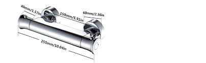 Mitigeur Thermostatique Baignoire Solepearl Robinet Thermostatique Bain Douche Avec Bouton Securise A 38 C Thermostatique De Baignoire Amazon Fr Bricolage