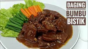 Pertama2 mikir duh enak apa gak gitu, soalnya ini pertama kalinya bikin bistik. Resep Daging Sapi Bumbu Bistik Youtube