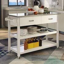 Check spelling or type a new query. Stainless Steel Kitchen Islands Carts You Ll Love In 2021 Wayfair