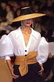 Yves Saint Laurent At Couture Spring 2001 Couture Fashion Fashion Hat Fashion