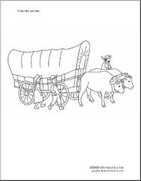 If you are a horse lover, then you have a lot to do. Coloring Page Covered Wagon Abcteach