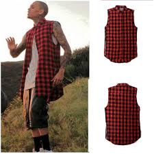 Most recently we've seen chris brown wearing it with a casual slant, pharrell mixing high and low (if you could call lv denim low),. 2021 New Hip Hop Men Shirt Chris Brown Oversized Gold Side Zipper Extended Plaid Shirt Hba Casual Red Sleeveless Vest From Fortuneday 17 26 Dhgate Com