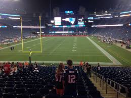 gillette stadium section 142 row 32 seat 2 new england