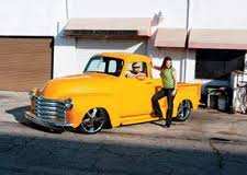 Image result for Medium Chrome Yellow 1950 Truck