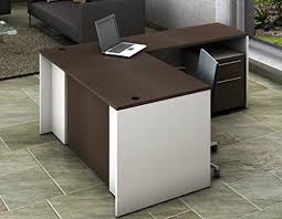 Ofislite Desk Model 2071 Complete Group With Mobile Filing Cart White Espresso 3 Piece Desk Office Desk L Shaped Desk