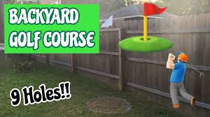 Putting is something that the simulator folks simply haven't figured out. 9 Hole Backyard Mini Golf Course Diy How To Make Your Own Youtube