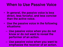 Who is doing the action in this sentence? The Path To Effective Writing Active Voice Not Passive Ppt Download