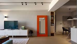 Minimally Designed Apartment With Punches Of Color These four very different spaces celebrate modern minimalism with their own unique twist: minimally designed apartment with
