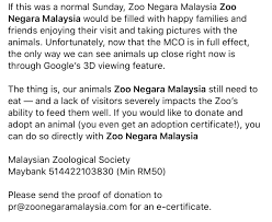 Switch zoo was created by. Hanna Alkaf On Twitter I Know That Many People Don T Like Zoos But A Lack Of Visitors To Zoo Negara During This Mco Severely Impacts Their Ability To Take Care Of Their