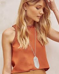 Amazon.com: Kendra Scott Kingston Long Pendant Fringe Necklace for Women in  Mixed Metal Filigree, Fashion Jewelry, 14k Gold-Plated and 14K Rose  Gold-Plated : Clothing, Shoes & Jewelry