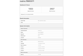 Realme GT Neo 3T taucht auf Geekbench ...