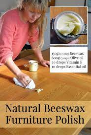 White vinegar and lemon juice. How To Make Natural Beeswax Furniture Polish Lovely Greens Beeswax Furniture Polish Furniture Polish Beeswax Recipes