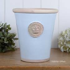 Keep your plants safe in style with outdoor pots and planters from at home. Kew Garden Long Tom Large Plant Pot Duck Egg Blue Royal Botanic Gardens Pot Kew Planters For Flowers Plants
