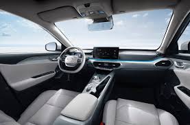 Geely Ge11 Global Ev Officially Previewed Reveals High Tech Interior Carscoops High Tech Interior Electricity Prices Chinese Model