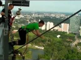 But what if you found out that bungee jumping is a sport that involves several severe risks, the worse of which being breaking the. Donauturm Vienna 152m Bungee Jump Youtube