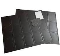 Small Die/Kiss Cut Isotropic Flexible Rubber Magnet Squares with Adhesive  for Crafts