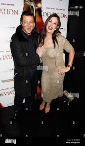 Mario Marconi and Lisa Appleton UK film premiere of 'Deviation'
