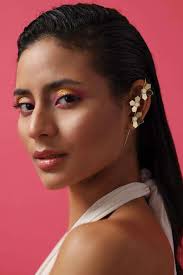 Buy Varnika Arora Soft Black White MOP, Black Enamel & 22k gold plated with  a specially customized metal alloy. Rings