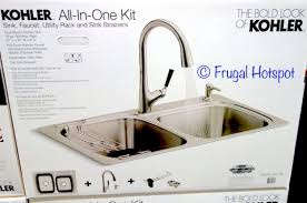 costco sale: kohler sink and faucet all