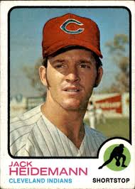 1973 Topps #644 Jack Heidemann VG Cleveland Indians