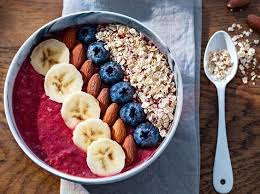 Smoothie Bowl Fruits Et Cereales Recettes Recette Smoothie Recette Recettes De Cuisine Recette De Petit Dejeuner