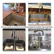 short white plastic button sink top air