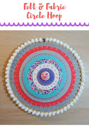 Товар 3 needle creations kit felt hoop 6 antlers crafts. Felt And Fabric Circle Hoop