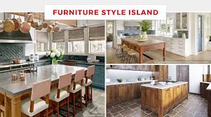 Furniture Style Kitchen Islands Provide A Relaxed Yet Chic Look To Your Kitchen Read On To L Kitchen Design Brown Kitchen Cabinets Kitchen Remodeling Projects