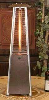 From here, the flame grows. Table Top Hammer Bronze Pyramid Heater