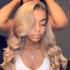 Black And Blonde Weave Hair Hair Inspiration On Instagram Full Lace Install On This Beauty Tag A Friend Blonde Hair Black Girls Weave Hairstyles Blonde Weave