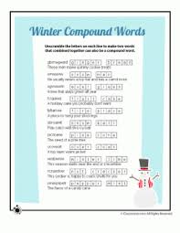 The crosswordleak.com system found 23 answers for sythentic compound crossword clue. Winter Word Puzzles Compound Words Vocabulary Worksheets Woo Jr Kids Activities