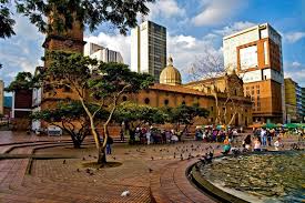 It has about 2 million inhabitants and is a significant industrial and commercial center of activity in colombia. Cali Downtown Colombia San Francisco Church Cali Colombia Beautiful Places To Visit Valle Del Cauca