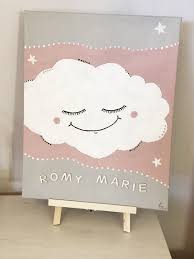 Leinwand malen ideen garte großartig garten ideas zaun garten zaun from bilder malen acryl ideen , image source: Wandbild Wolke Leinwand Acryl 50 X 40 Cm Wandbilder Babyzimmer Wandbilder Auf Leinwand