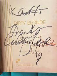 Signed Dirty Blonde The Diaries of Courtney Love Hardcover 1st/1st Musician  Hole 9780865479593 | eBay