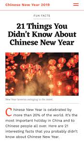 2019 Chinese New Year Chinese New Year Holidays In China 21 Things