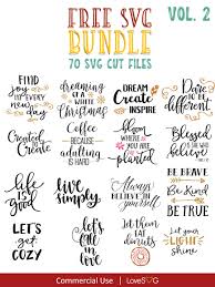 Free Svg Bundle Vol 2 Cricut Svg Files Free Motivational Svg Cricut Free